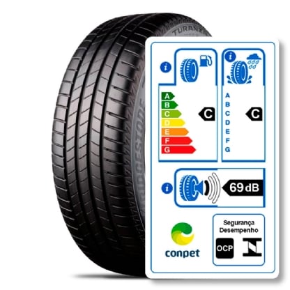 Pneu 225/45R17 91W Turanza T005 Bridgestone